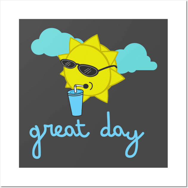 Great day Sunny Wall Art by Art-Julia